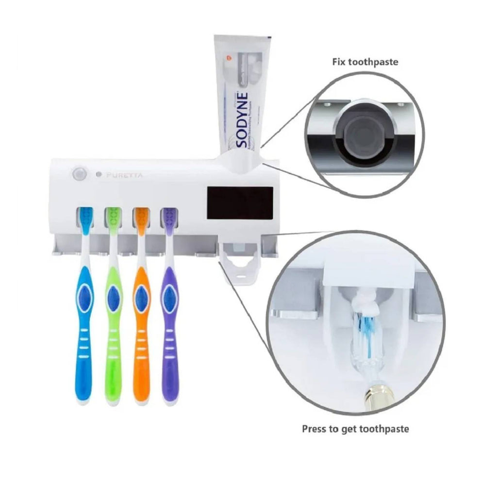 Esterilizador Cepillo Dental Organizador Dispensador/ Despacho gratis/Entrega rápida